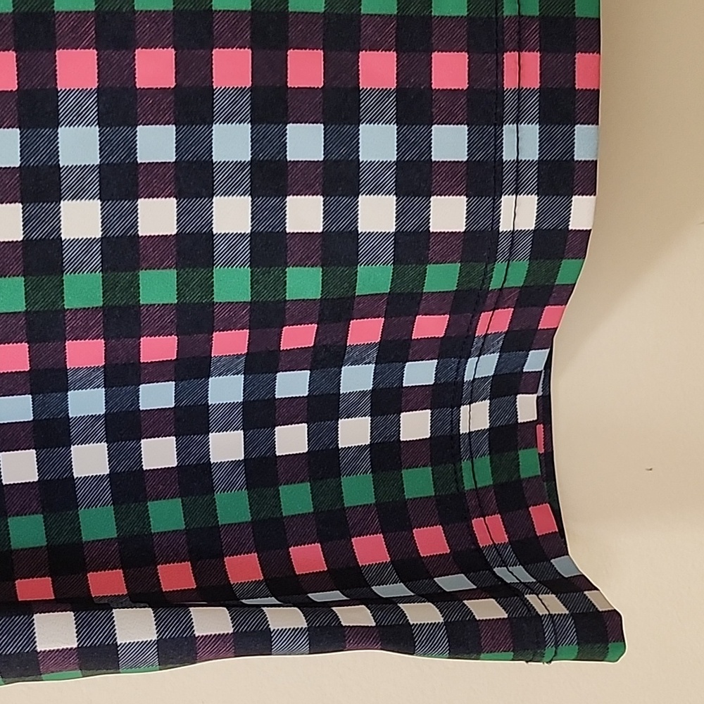 Jofit Buffalo Check SignaturePlaid Women's Skirt Blue, Pink, Green Size 14 - Picture 14 of 16